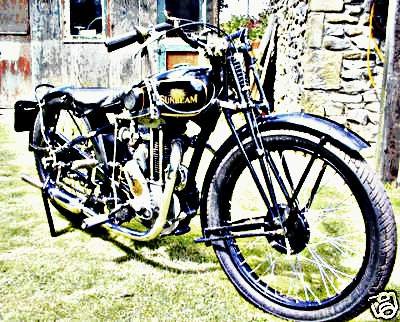 1934 sunbeam motorbike A4 Photo Print