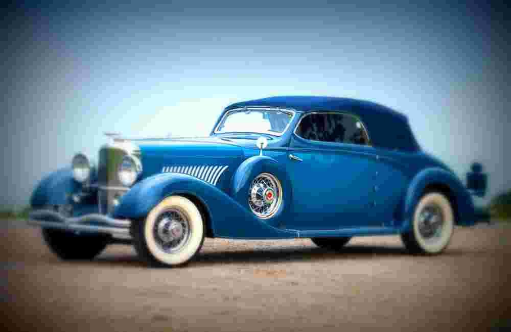 1935 Duesenberg Model J Cabriolet dIteren A4 Photo Print