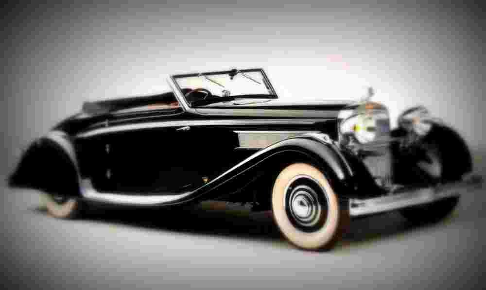 1935 Hispano Suiza K6 Cabriolet Brandone A4 Photo Print