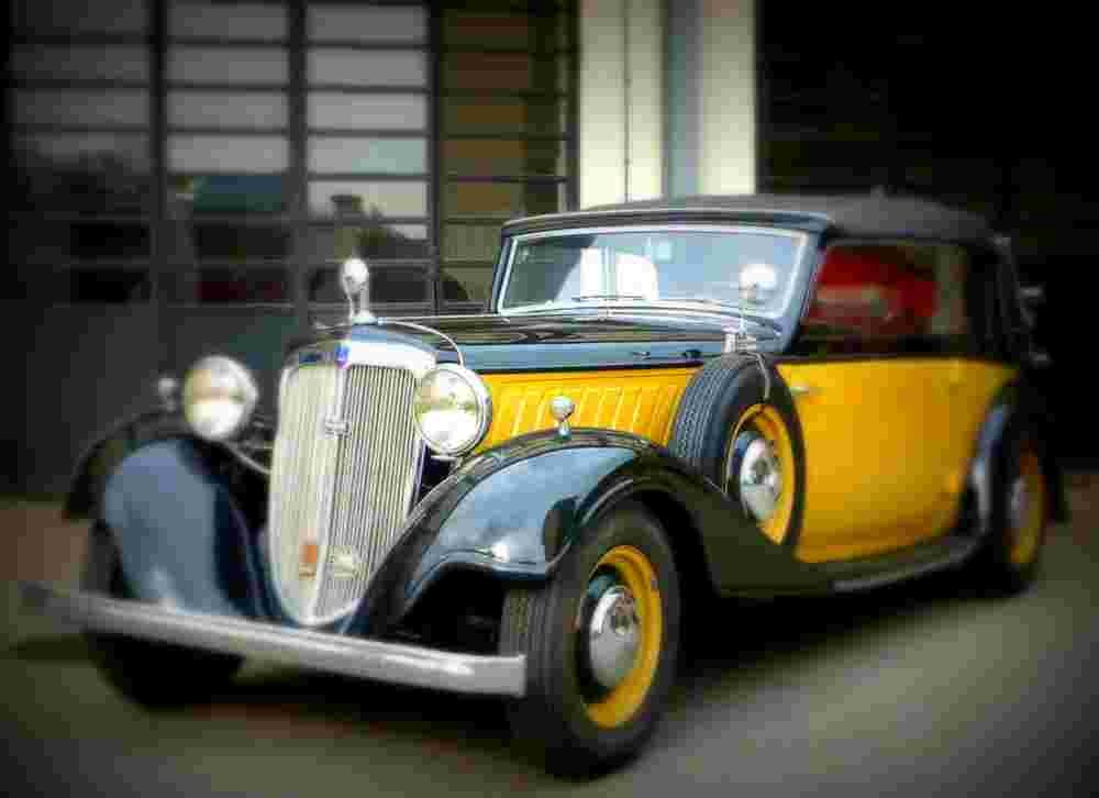 1935 audi uw 220 A4 Photo Print
