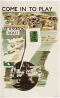 1936 Come In To Play London Advert A4 Photo Print