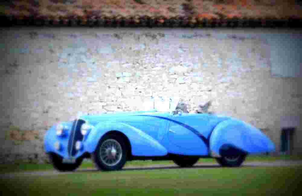 1936 Delahaye 135 Competition Court Cabriolet Figoni et Falaschi A4 Photo Print