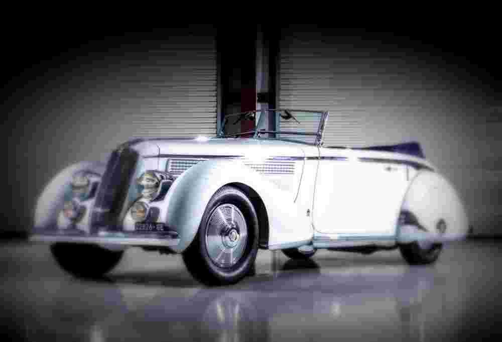 1936 Lancia Astura Series III Cabriolet Pinin Farina A4 Photo Print