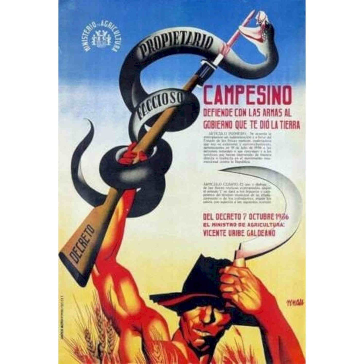 1936 Spanish Civil War Propaganda Vis Vintage Retro Advert Poster A4 Photo Prin