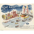 1936 University Boat Race Ar Vintage Retro Advert Poster A4 Photo Print