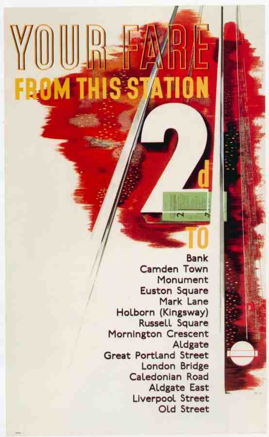 1936 Your Fare London Advert A4 Photo Print