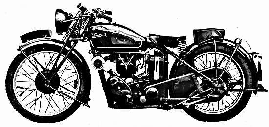 1936 kts mk2 motorbike A4 Photo Print