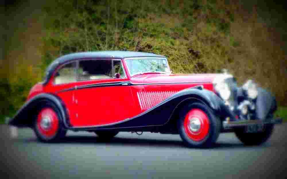 1937 Bentley 4 25 Litre Vanden Plas Coupe A4 Photo Print