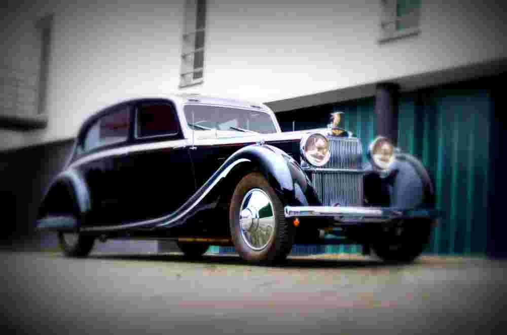 1937 Hispano Suiza J12 Sedan Gurney Nutting A4 Photo Print