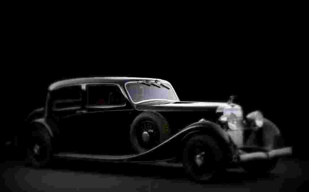 1937 Hispano Suiza K6 Pillarless Sedan Vanvooren A4 Photo Print