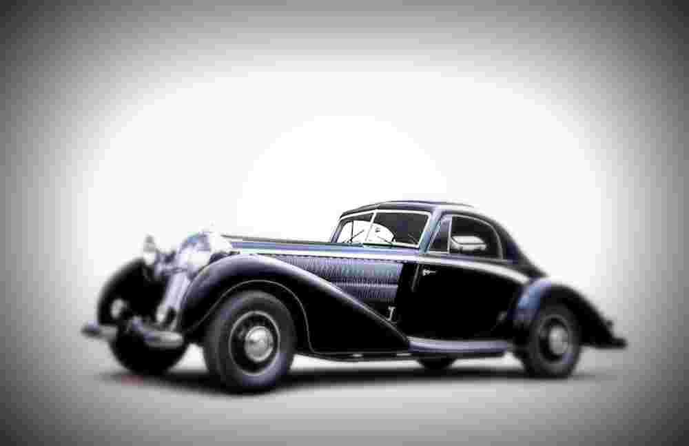 1937 Horch 853 Stromliniencoupe A4 Photo Print