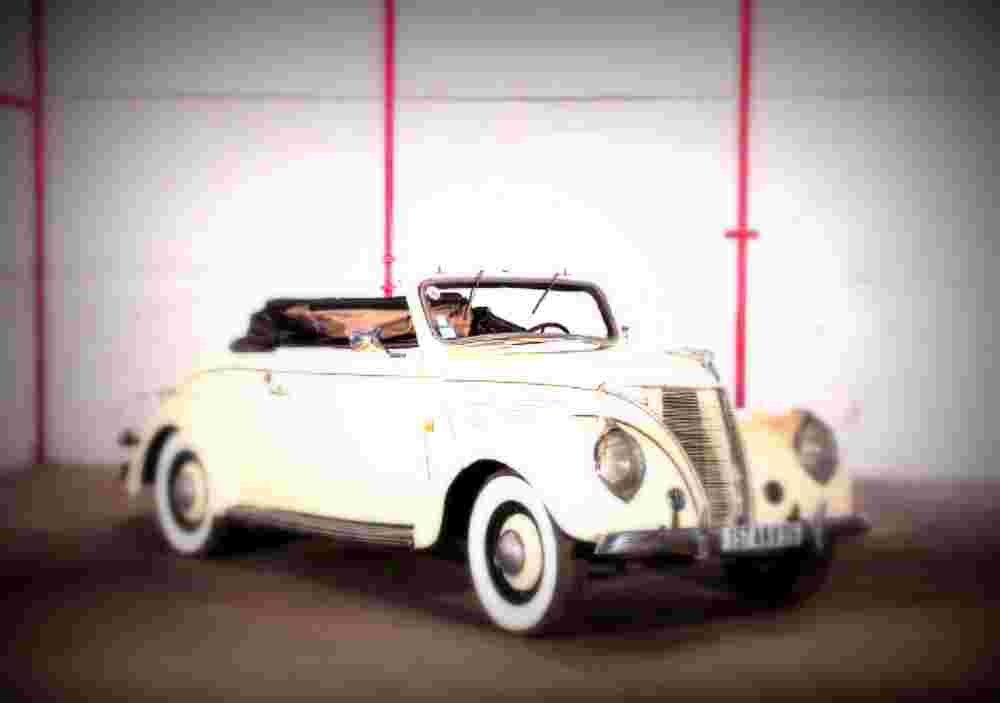 1937 Matford V8 Model 72 Cabriolet A4 Photo Print
