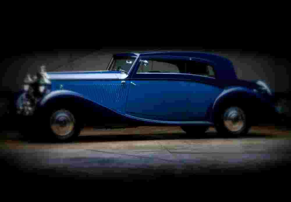 1937 Rolls Royce Phantom III Pillarless Saloon Vesters Neirinck A4 Photo Print