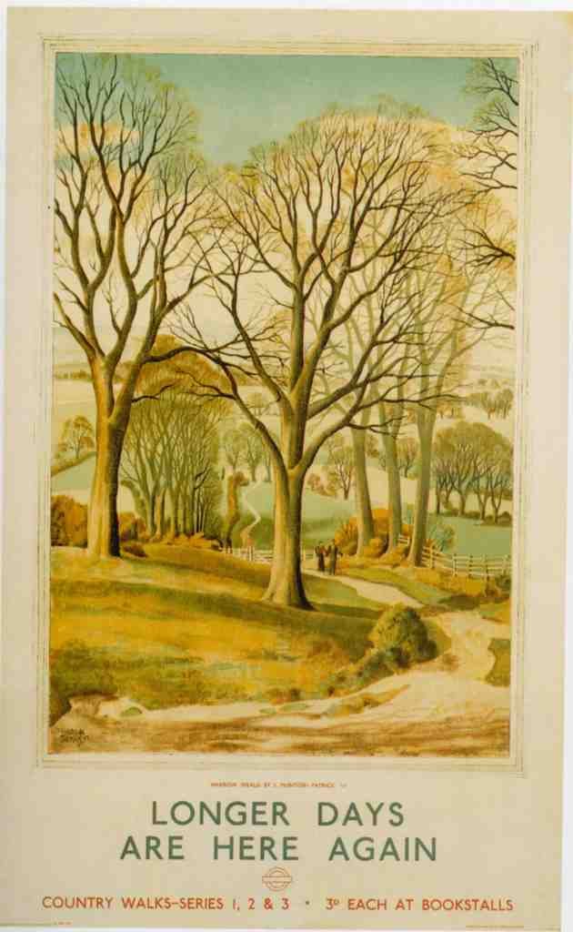 1938 Longer Days London Vintage Advert A4 Photo Print