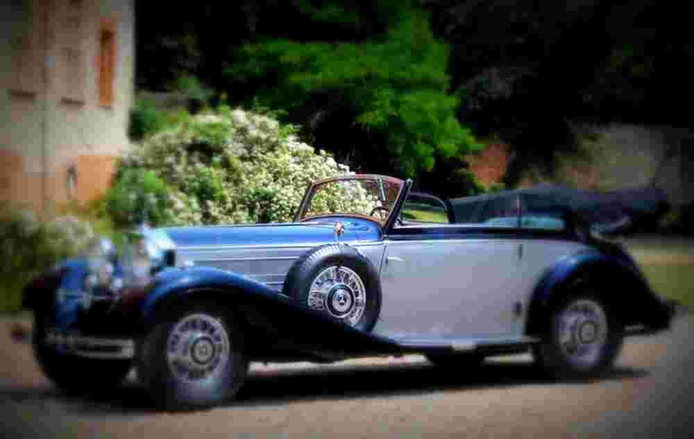 1938 Mercedes Benz 540K Cabriolet B A4 Photo Print