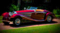 1938 Mercedes Benz 540K Special Roadster Nawrocki A4 Photo Print
