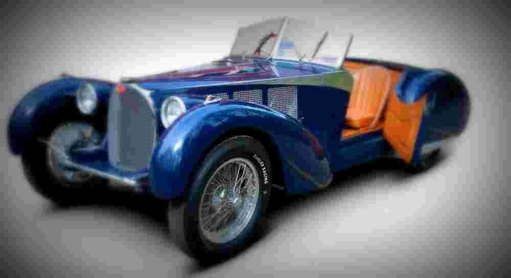 1938 bugatti type 57c A4 Photo Print