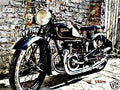 1938 velocette gtp motorbike A4 Photo Print