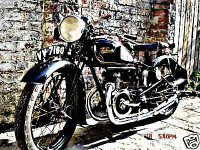 1938 velocette gtp motorbike A4 Photo Print