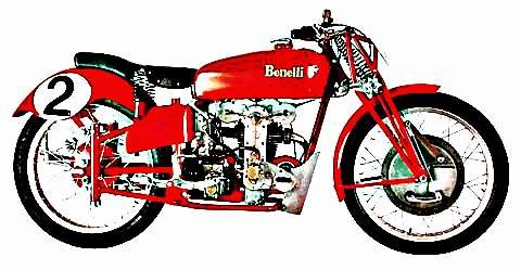 1939 Benelli motorbike A4 Photo Print