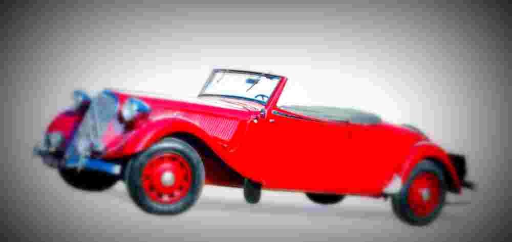 1939 Citroen Traction Avant 156 Cabriolet A4 Photo Print