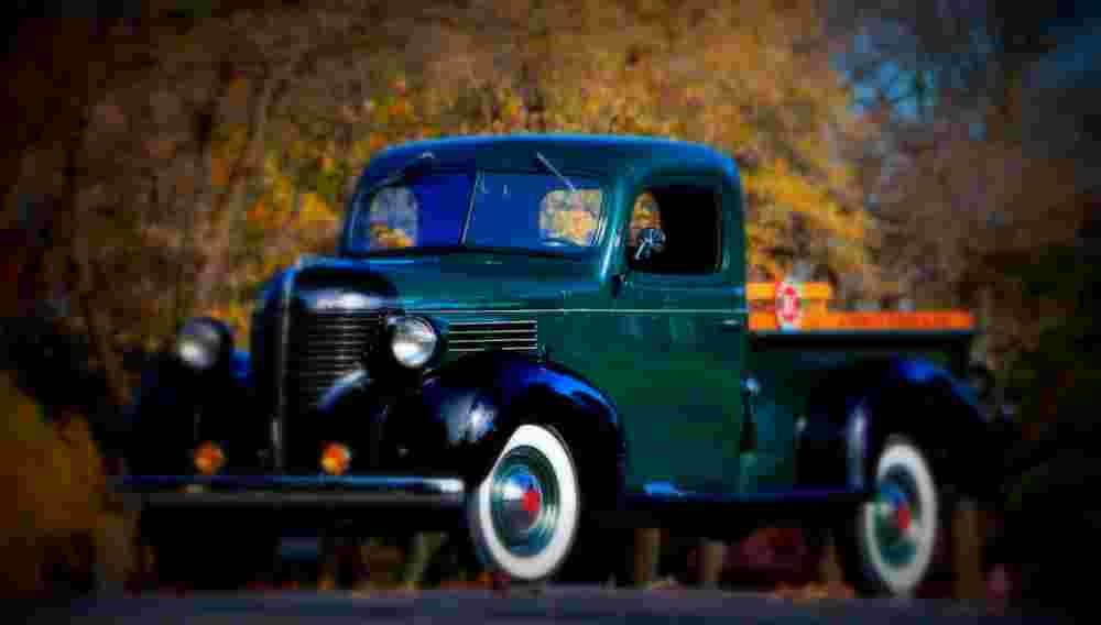 1939 Plymouth Model PT 12 Ton Pickup A4 Photo Print