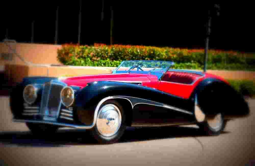 1939 SS 100 2 5 Litre Roadster Van den Plas A4 Photo Print