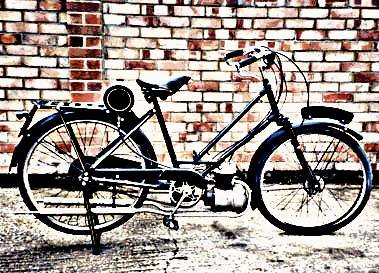 1939 scott autocycle motorbike A4 Photo Print