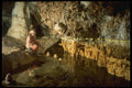 194005 Lake And Tiered shelfstone In Conglomerate Cave, Spain A4 Photo Print