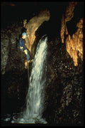 194031 Repelling Next To A Waterfall, Sistema Chichicasapan, Mexico A4 Photo Print
