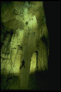 194041 Caver Ascending Pit, Sonusco, Mexico A4 Photo Print