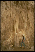 194070 Cracked Columns In Lower Carlsbad Caverns, New Mexico A4 Photo Print