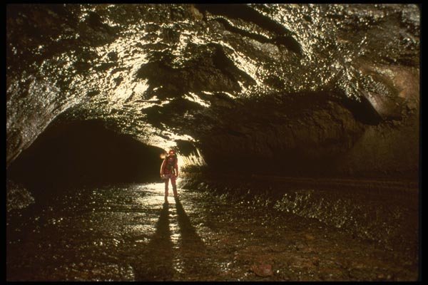 194092 Lava Tube Cave, Washington A4 Photo Print