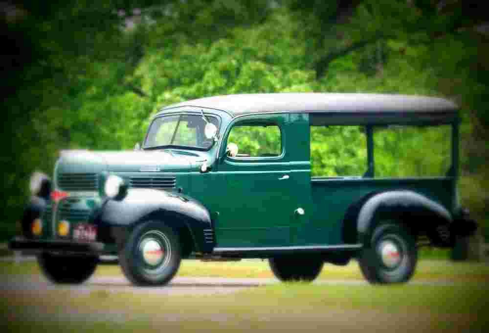 1941 Dodge Half Ton Canopy Express A4 Photo Print