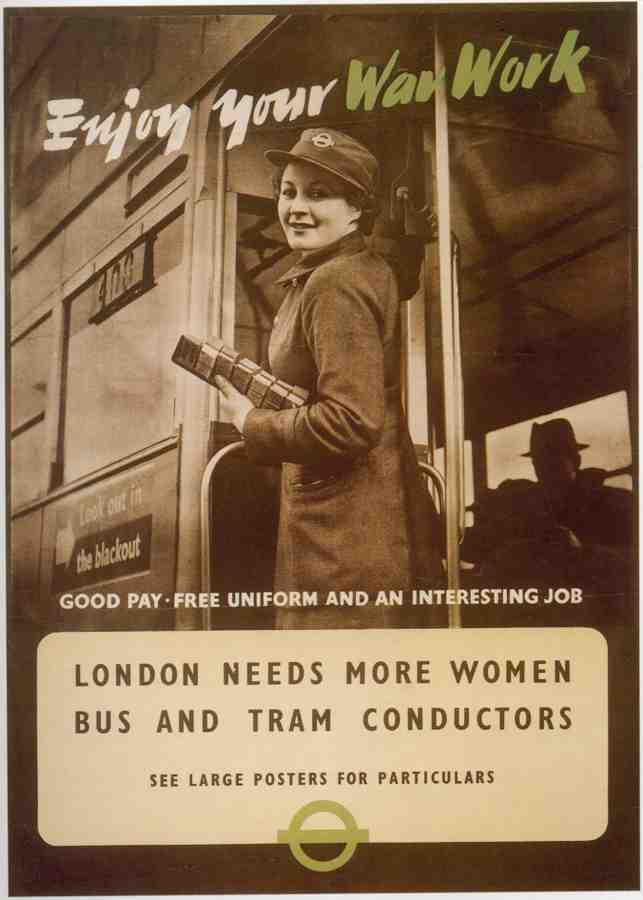 1941 War Work London Advert A4 Photo Print