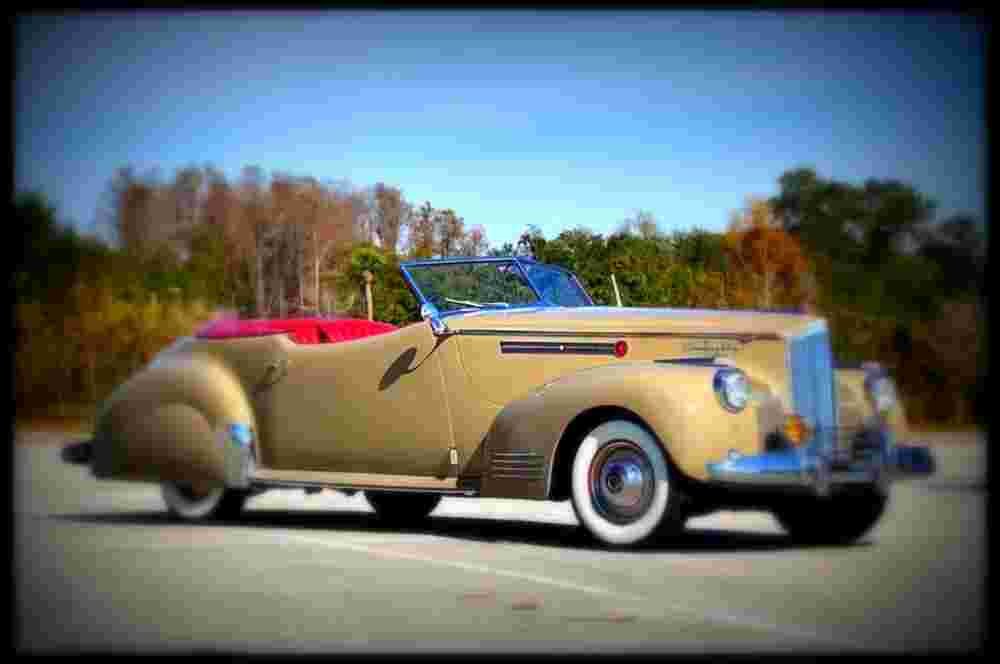 1941 packard 180 darrin victoria A4 Photo Print