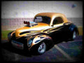 1941 willys coupe A4 Photo Print