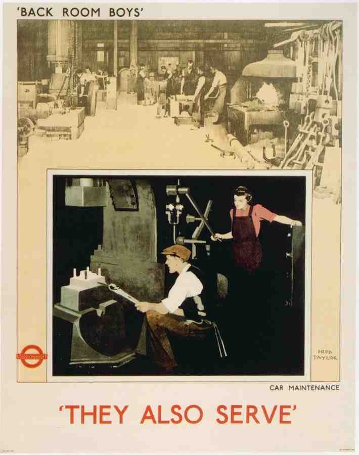 1942 Back Room Boys London Advert A4 Photo Print
