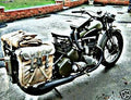 1942 Bsa M20 motorbike A4 Photo Print
