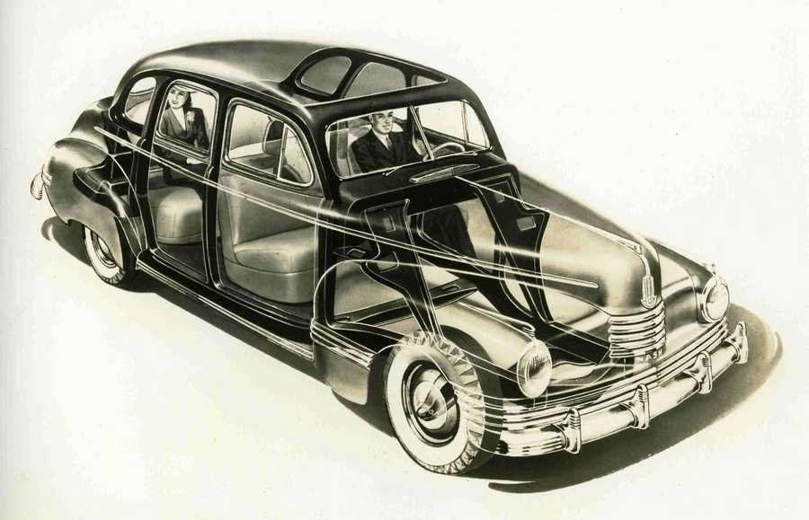 1942 Nash Ambassador cutaway A4 Photo Print