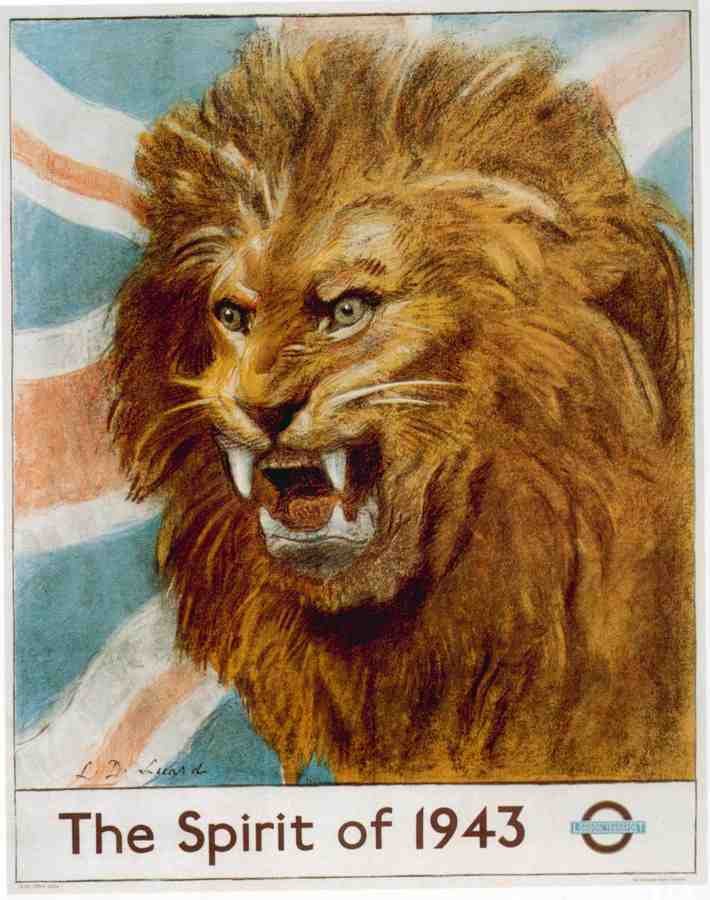 1943 Spirit Of 43 London Advert A4 Photo Print