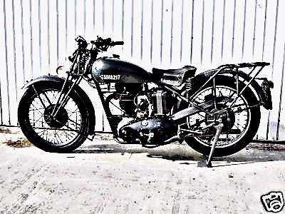 1944 triumph 3hw motorbike A4 Photo Print