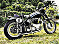 1948 Bsa A7 motorbike A4 Photo Print