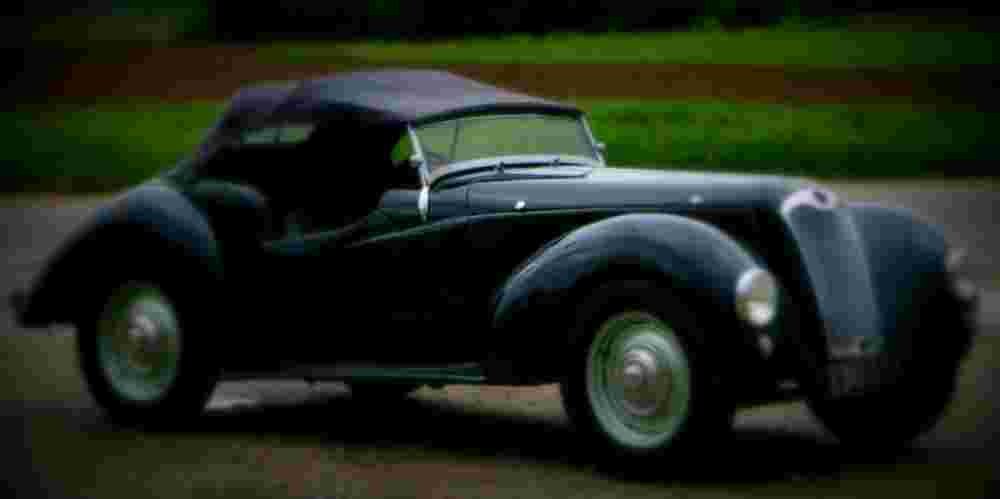 1948 Lea Francis 14HP Roadster A4 Photo Print