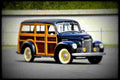 1948 international kb woody wagon A4 Photo Print