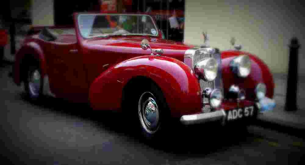 1948 triumph 1800 A4 Photo Print