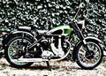 1949 b31 motorbike A4 Photo Print