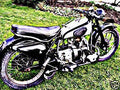 1949 douglas motorbike A4 Photo Print