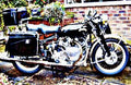 1949 vincent motorbike A4 Photo Print