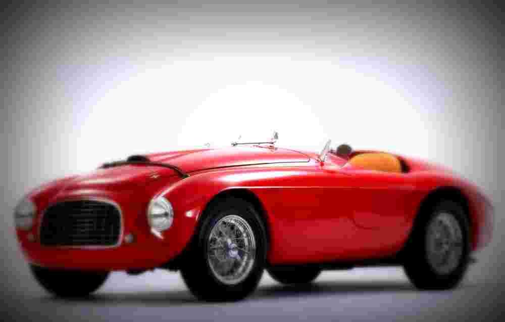 1950 Ferrari 166 MM Barchetta A4 Photo Print
